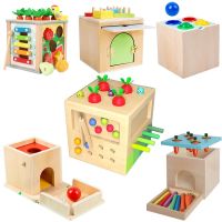 【YF】 Kids Color Sorting Toys Montessori Wooden Shape Matching Learning Activities Sensory Play Fine Motor Training Educational