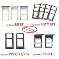 10สำหรับ X3 Mi 9T POCO F3 M3 Pro ซิมชิปการ์ด SD ลิ้นชักที่ใส่ถาดช่องสำหรับ M3 POCO F3 X3 Pro พร้อมเครื่องมือ