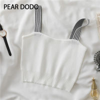 PEAR DODO เวอร์ชั่นเกาหลีลายสีชนเสื้อกั๊กผู้หญิง