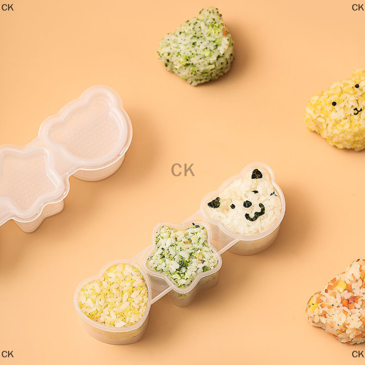 ck-1pc-cartoon-shape-rice-ball-set-ซูชิแม่พิมพ์เบนโตอุปกรณ์ครัว