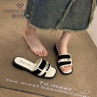 Super Soft Flat Sandals Womens Outer Wear 2023 Summer New Fashion out All-Matching Slippers