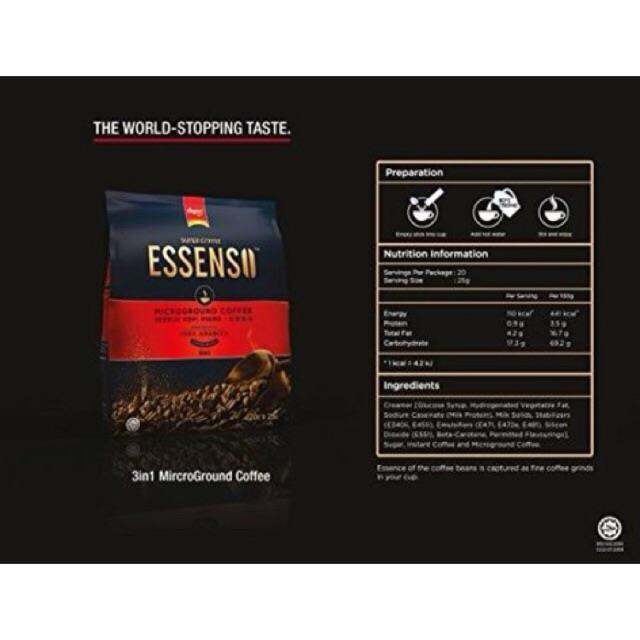 ﹍♠ Essenso 3 in 1 Microground Coffee 25g (Pack of 1) Lazada PH