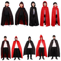 Boy Girls Kids s Black Red Death Devil Vampire Robe Cloak Birthday Party Cosplay Costume Halloween Mardi Gras Accessory