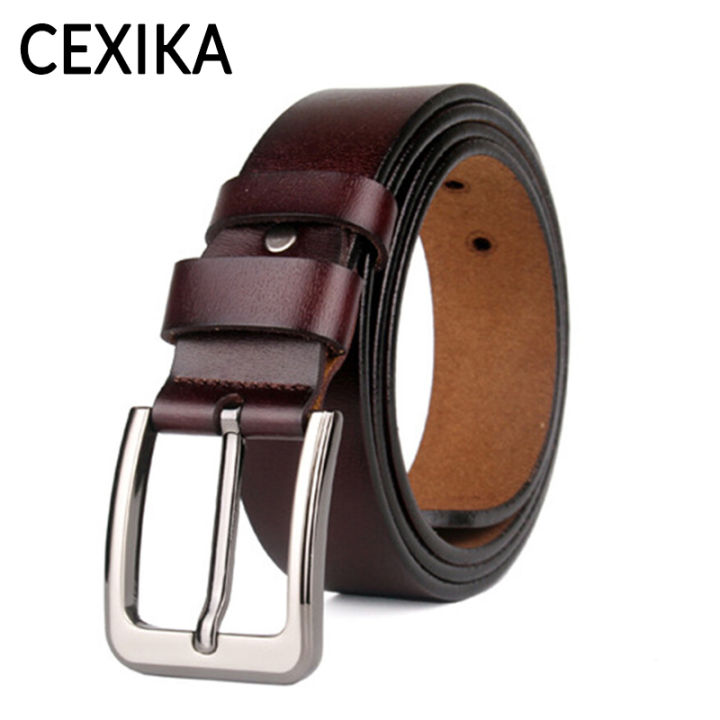 Plus Size 130 140 150 160 170cm Real Genuine Leather Belts for Men