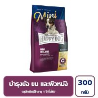 [ส่งฟรี] HAPPY DOG Mini Ireland สำหรับสุนัขโตพันธุ์เล็ก สูตรเนื้อกระต่ายป่าและปลาแซลมอน 300 g. rch-1