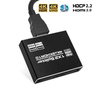HDMI 2.0สวิชท์สำหรับแยกสัญญาณเครื่องแยกสัญญาณเสียง HDR 4K 60Hz HDMI 2.0ไปยัง Toslink สัญญาณเสียง SPDIF L/r 2.2 HDCP สำหรับ PS5 PS4 Pro แอปเปิ้ลทีวี