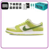 【Ready】? 2023 summer hot style Dunk green sneakers retro all-match white and green casual shoes lovers pure original sports shoes tide