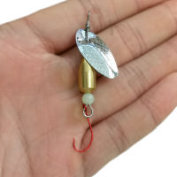 【cw】OUTKIT 1Pcs Spinner Spoon Metal Bait Micro Fishing Lure Small Sequins Copper Long Shot Baits For Bass Trout Perch Pike Rotating 【hot】