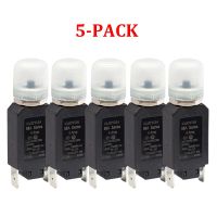 5PCS KUOYUH 88A 3A 4A 5A 6A7A8A10A12A14A15A16A  Overload Protector Circuit Breaker button Switch Mount 32V DC Overload Switch Electrical Circuitry Par