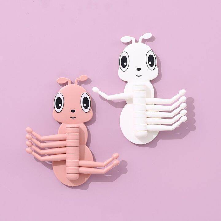 XIMI Vogue Ant with Multiple Legs Adhesive Hook White/Pink Lazada PH