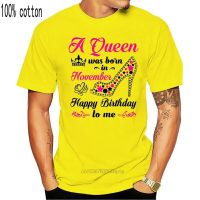 Men Tshirt A Queen Was Born In November Birthday Gift For T Tshirt T