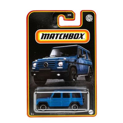 2022 Matchbox 2015 Mercedes-Benz G 500ฟ้า1:64ขนาดรถโลหะผสมรุ่นของเล่นแบบชุดสะสม