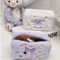 Kuromi กระเป๋าเก็บของตั้งโต๊ะสไตล์เกาหลี Cinnamoroll กระเป๋าใส่เครื่องสำอางดินสอโรงเรียน Pouch Pensil ถุงเครื่องเขียนกระเป๋า