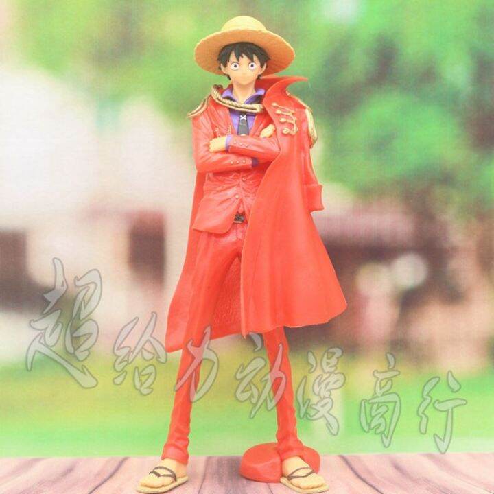 Spot parcel post 20 Anniversary Luffy KOA Cloak Red Clothes Luffy Straw