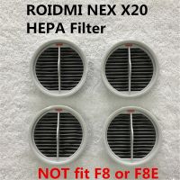 4PCS Hepa Filter For Xiaomi Roidmi NEX Handheld Cordless Vacuum Cleaner 2 in 1 Cleaning NEX X20 Hepa Filters Parts XCQLX02RM