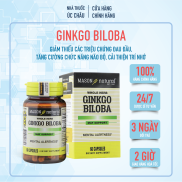 Viên uống bổ não Mason Natural Ginkgo Biloba 125mg hỗ trợ tăng cường trí
