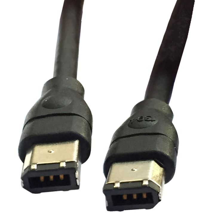 black-ieee-1394-firewire-400-to-firewire-400-cable-6-pin-6-pin-male-male-10-ft