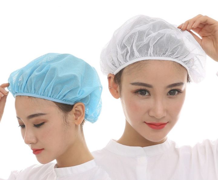 5pcs-bakery-hat-mesh-chef-hat-reusable-hotel-kitchen-restaurant-catering-cooking-cap-workshop-cap-hair-cap-showerheads