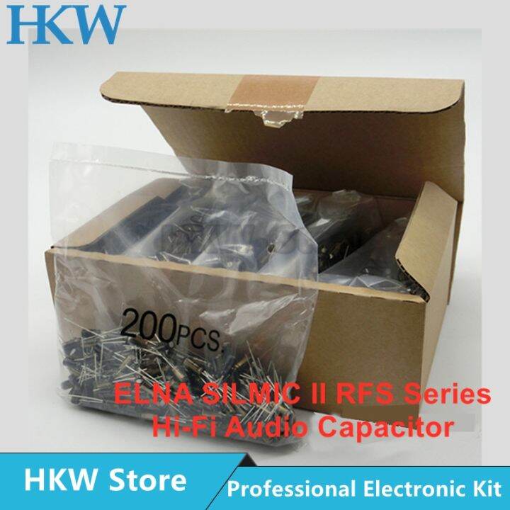 elna-silmic-ii-rfs-series-hifi-audio-capacitor-6-3v-10v-16v-25v-50v-63v-100v-10uf-22uf-47uf-100uf-220uf-470uf-1000uf-original