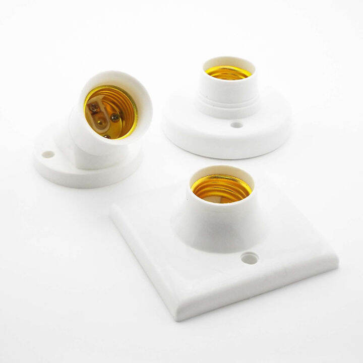 21HFLA Screw Lamp Base E27 Plug Socket Light Bulb AC Wall Holder Adapter Snapin Lamp Holder