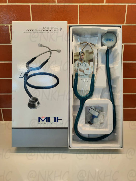 หูฟังทางการแพทย์-stethoscope-ยี่ห้อ-mdf777-md-one-สีเขียว-color-om-mdf777-09-สำหรับผู้ใหญ่