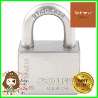 กุญแจลูกปืน SOLEX S45 45 MM สีเงินPADLOCK SOLEX S45 45MM SILVER **ขายดีที่สุด**