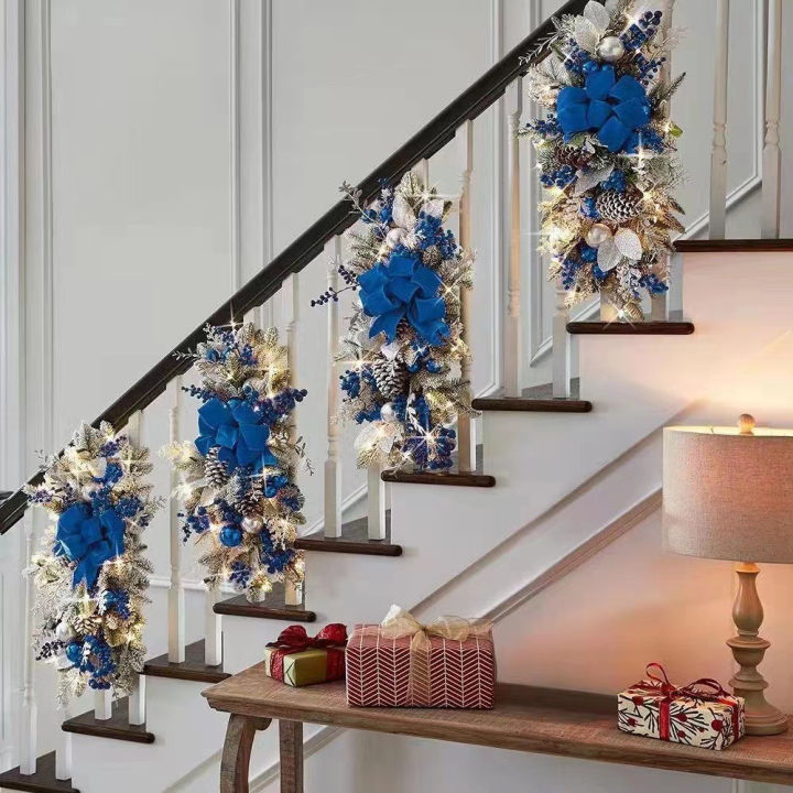 christmas-holiday-decor-holiday-swag-christmas-stair-decoration-window-decor-christmas-wreath-stairway-garland