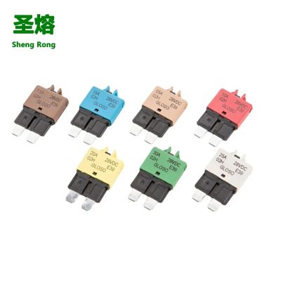【DT】hot！ 5A/7.5A/10A/15A/20A/25A Car resettable thermal fuse Current Protection circuit reset