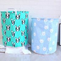 The New Cartoon Dog Waterproof Laundry Hamper Folding Clothes Storage Baskets Home decoration kids toy organizer basket AU1207