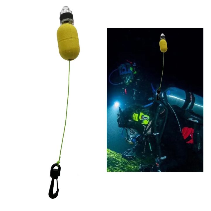 300 Hours Night Dive Tank Float LED Flash Light Scuba Diving Water