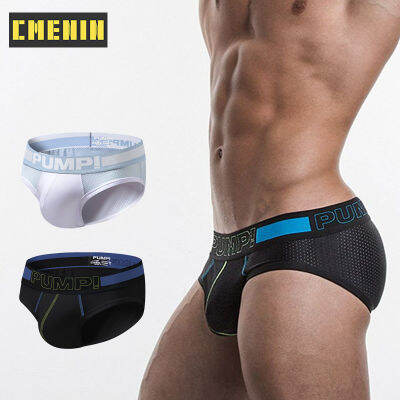 CMENIN PUMP 1Pcs แฟชั่นผ้าฝ้าย Jockstrap ชุดชั้นในชายสั้น Breathable ชุดชั้นในเซ็กซี่กางเกงในชายกางเกงผู้ชายกางเกง Ropa ภายใน Hombre H489