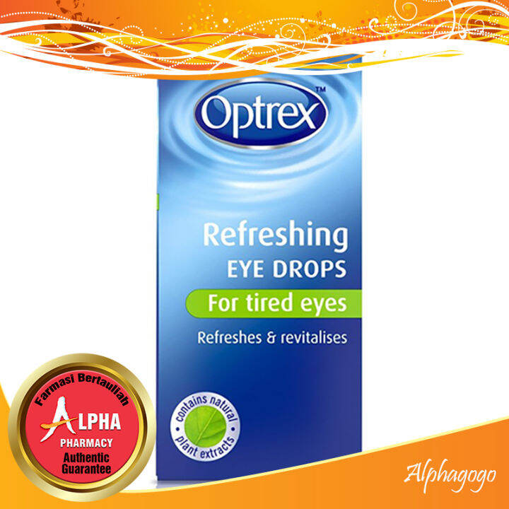 Optrex Refreshing Eye Drops 10ml Lazada 8751