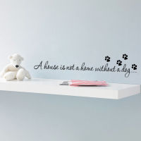 【New-store】 Sheikh printing and packages Paw Print Wall A House Can T Call A Home Without A Dog Wall Decal Home Art Decor Dog Dish Room House Bowl Sticker.ซื้อทันทีเพิ่มลงในรถเข็น