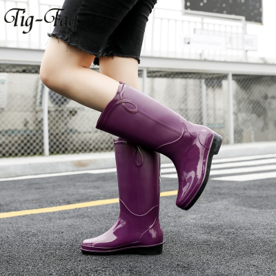 Tig-Tag รองเท้ากันฝน รองเท้า รองเท้าผู้หญิง รองเท้าบูทกันน้ำ ส้นหนา ฤดูฝน กันลื่น 31Z23072826