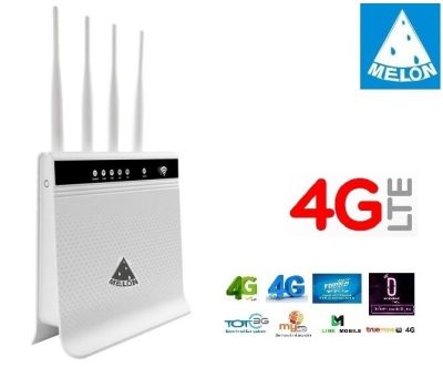 4G High-Performance Wif Router 1200Mbps Dual-Band 2.4G+5Ghz เร้าเตอร์ 4 เสา ใส่ซิม ปล่อย Wi-Fi,รองรับ 3G/4G ทุกเครือข่าย