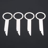 4Pcs Auto Car Radio Stereo Release Removal Repair Tools Keys Set Sheet Metal Tool for Ford Volkswagen Passat Touran Skoda Delta