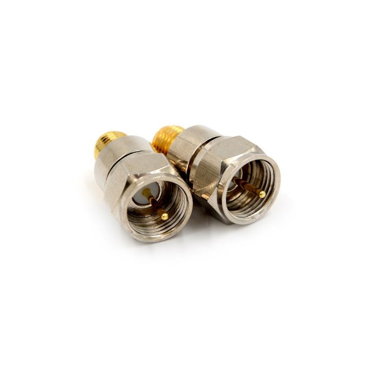 nickel-amp-gold-plated-f-type-male-plug-to-sma-female-jack-straight-rf-coaxial-adapter-connector-electrical-connectors
