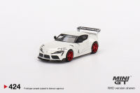 MINI GT 1/64 No.424 Pandem Toyota GR Supra V1.0 Pearl White LHD MGT00424-L