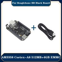 For Beaglebone BB Black Embedded AM3358 512MB DDR3+4GB EMMC Flash BB Black AI Linux ARM Development Board+USB Cable