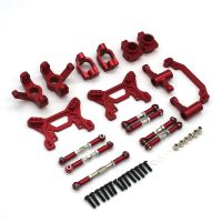 Metal Upgrades Parts Kit Steering Blocks Link Rod Steering Components Set for Wltoys 104072 1/10 RC Car Accessories