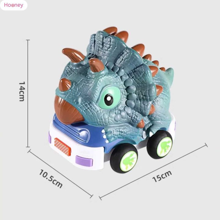 hooney-รถไดโนเสาร์ขนาดเล็กควบคุมระยะไกล2-4g-รถของเล่นไฟฟ้าพร้อมเสียงเบาสำหรับเด็กของเล่นกลางแจ้งในร่ม