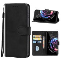 SmartPhonemall Leather Phone Case For Motorola Moto Edge 30 Ultra(Black)