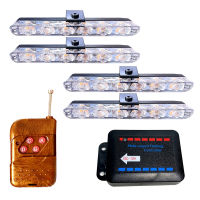 LED Grille Strobe ไฟเตือน Universal รถกระพริบ Lightbar รถบรรทุกรถ Beacon โคมไฟ Amber ตำรวจฉุกเฉิน Traffic Light 12V