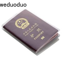 Travel passport cover waterproof dirt transparent frosted ID card  holders women men fashion business card passport case purse Card Holders