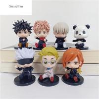 ฟิกเกอร์ของเล่นสะสมพิเศษ Sunnefan Gojo Satoru Fushiguro Megumi ตุ๊กตาประดับ Jujutsu Kaisen แอ็คชั่น PVC อนิเมะ Jujutsu Kaisen รุ่น Q