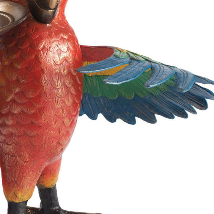 creative-carving-retro-parrot-wine-tray-realistic-multi-purpose-resin-party-bird-drink-serving-rack-statue-home-craft-decoration