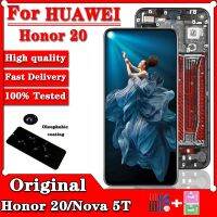 6.26 Original For Huawei Honor 20 LCD Display Touch Screen Digitizer For Huawei YAL-L21 YAL-L61A Nova 5T LCD Replacement Parts