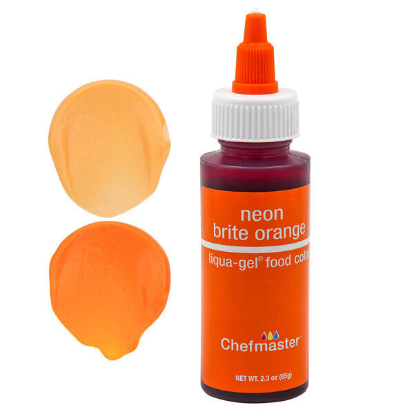 สีเจล Chefmaster Color Neon Orange -Gel 2.3oz/5707