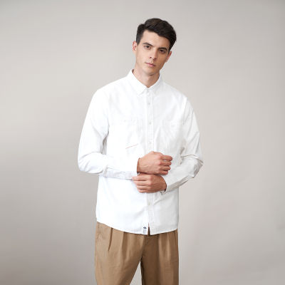 ซิมวูด2023สปริงใหม่ Selvedge เสื้อเชิ้ตผ้าเดนิม Lelaki Enzim Cuci Besar Baju Berkualitinggi Plus Saiz Pakaian Jenama