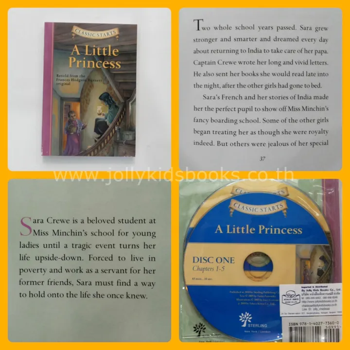 Classic Starts® Audio: A Little Princess ปกแข็ง เหมาะสำหรับหรับ 7 ...